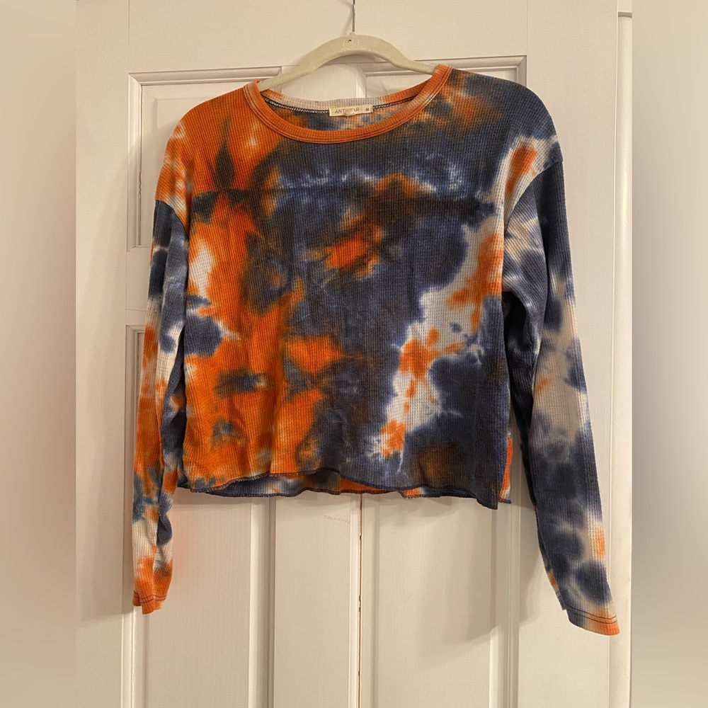 Tie dye long sleeve shirt